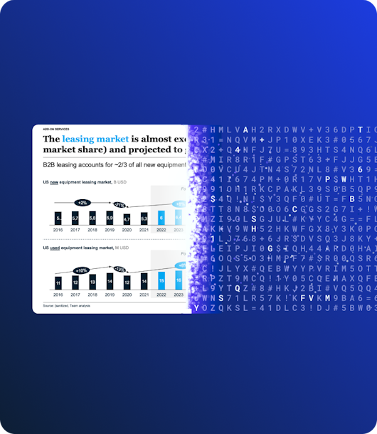 AI slide search suggesting improved slide layouts inside PowerPoint