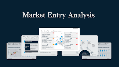 Market Entry
Analysis