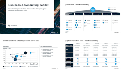 Example of a Consulting Toolkit template separated into different steps